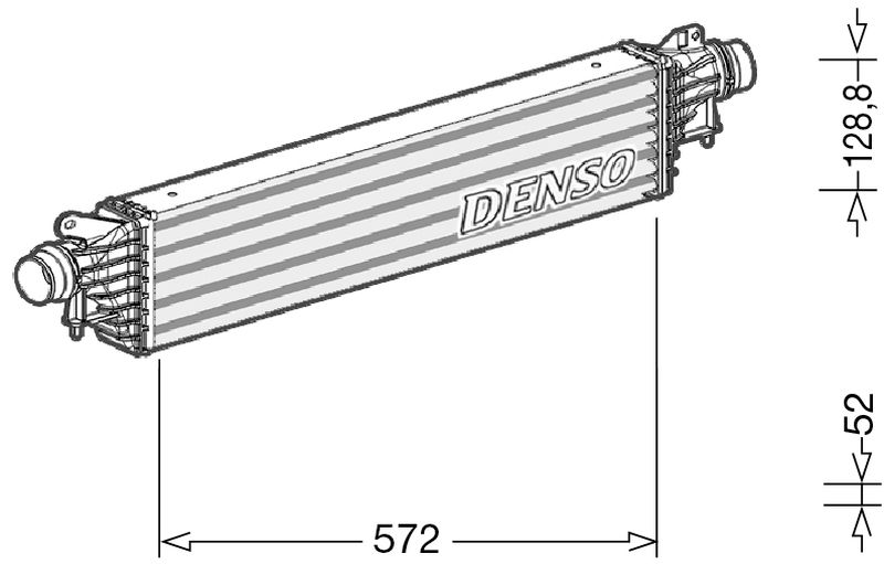 Denso Charge Air Intercooler DIT20007